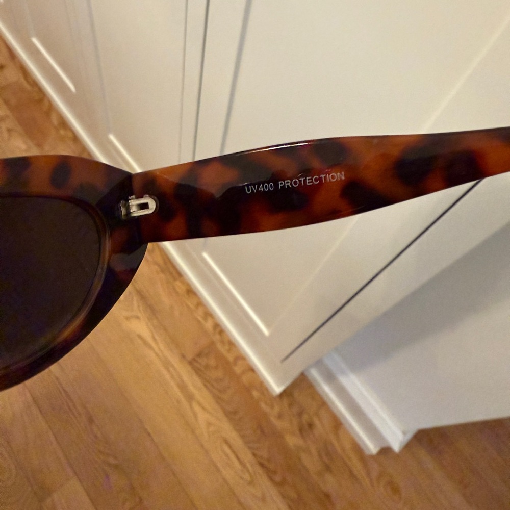 Tortoise Shell Sunglasses Chic Glasses - Picture 6 of 6